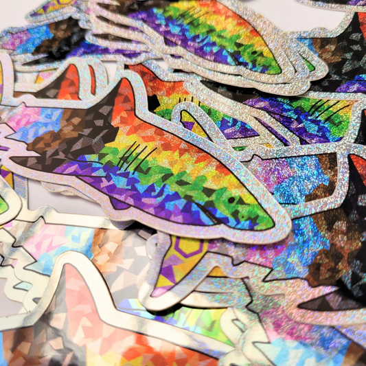 Pride Shark Sticker (Pixie)