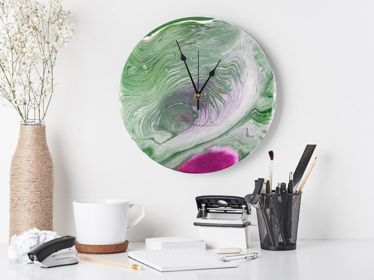 "The Climb” 12 Inch Vinyl Clock