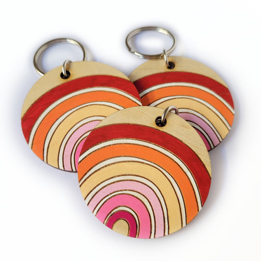 Lesbian Pride Keyring