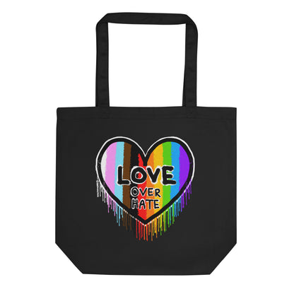 Love Over Hate Eco Tote Bag